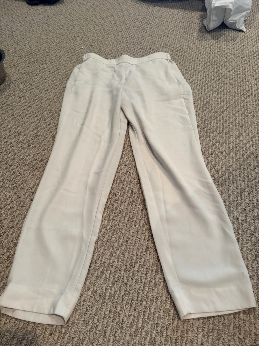 Jcrew Jamie Women's Cream Straight-Leg Pants